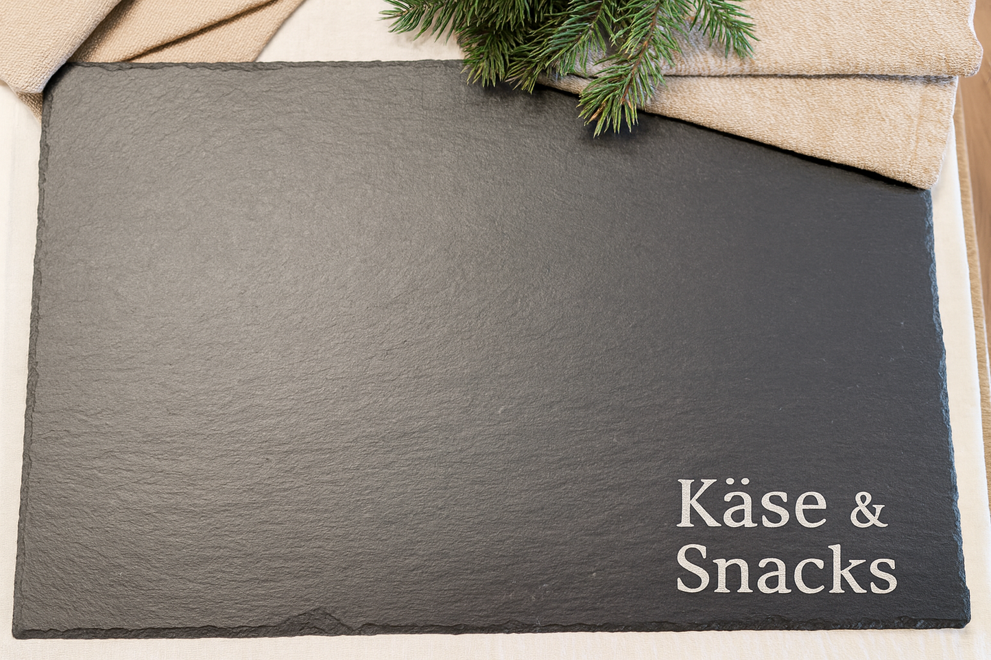 Schiefer Servierplatte gross