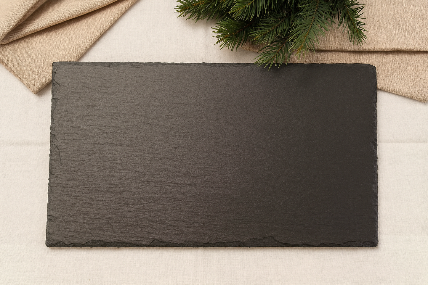 Schiefer Servierplatte klein