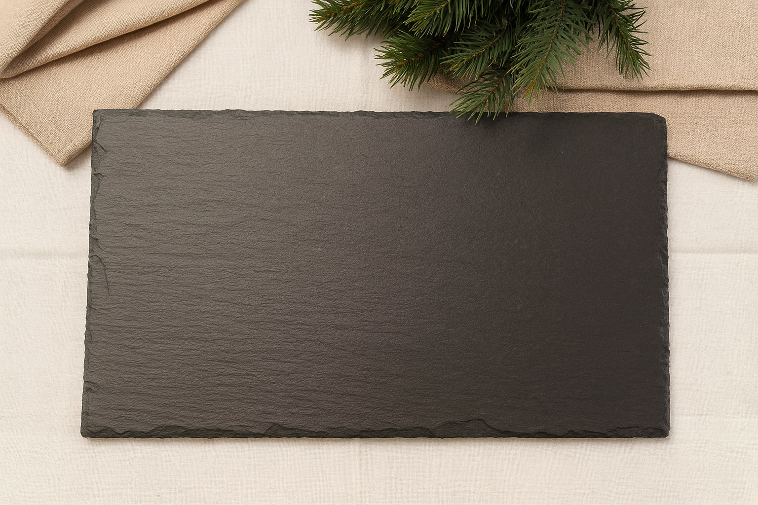 Schiefer Servierplatte klein